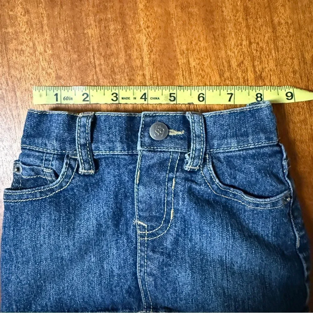 The Children's Place Est. 1989 Denim Blue Kids Skirt Size 12-18 months